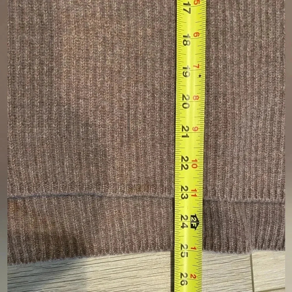 Nordstrom Women's‎ Signature Funnel Neck Tunic Lux Sweater 100% Cashmere S NWOT - Picture 9 of 11